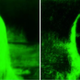 The light pattern before (left) and after (right) the corrections.
